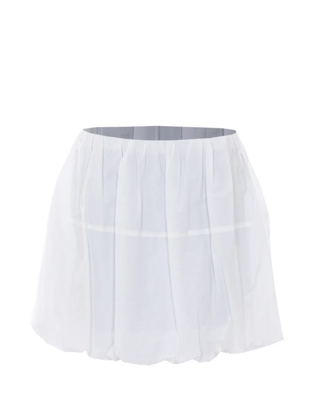 Eleh Minigonna con ruches - Bianco