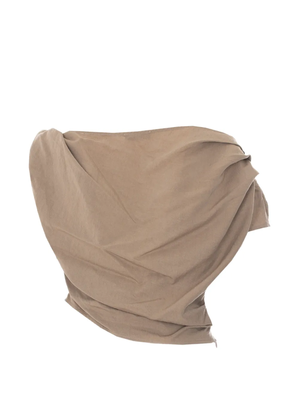 Eleh Knot Detail Draped Top - Neutrals 