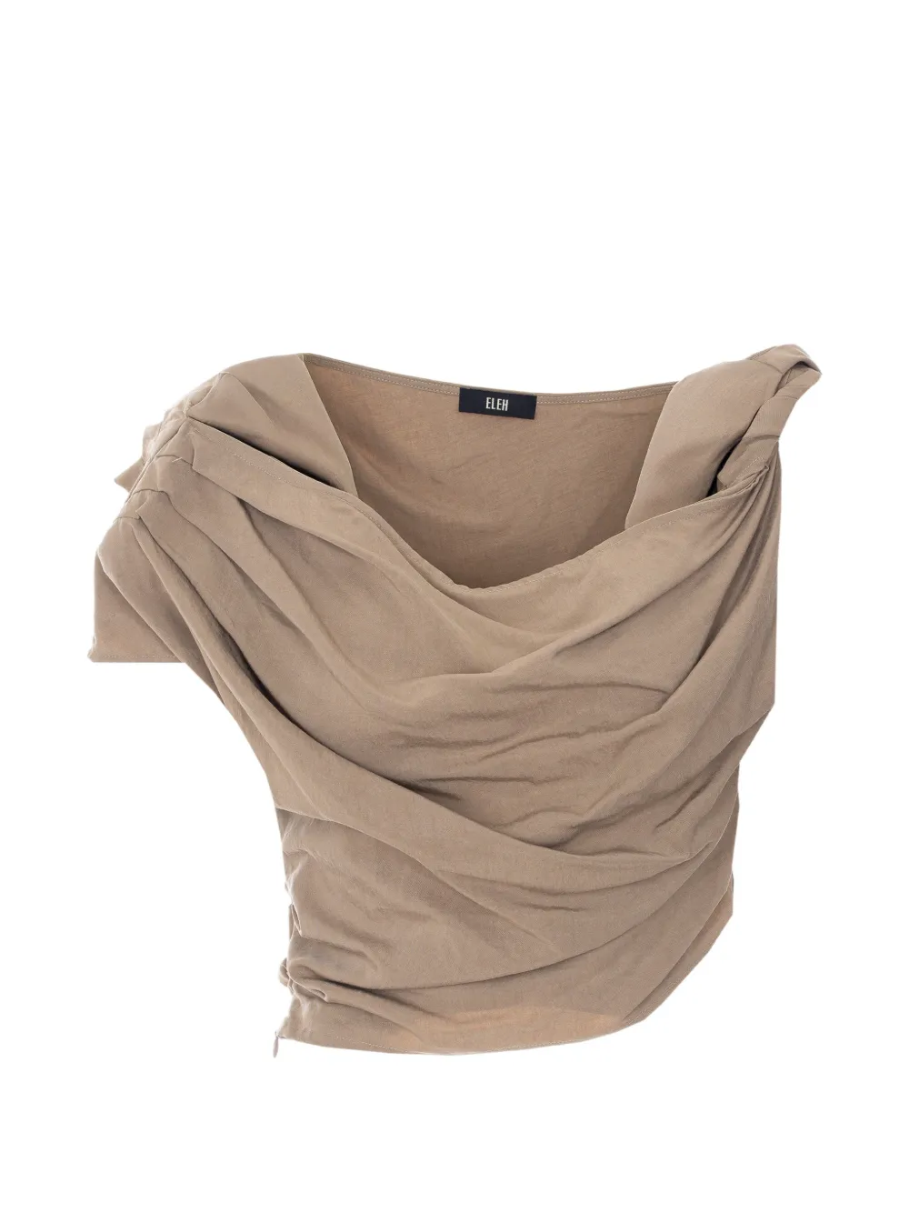 Eleh knot detail draped top - Toni neutri