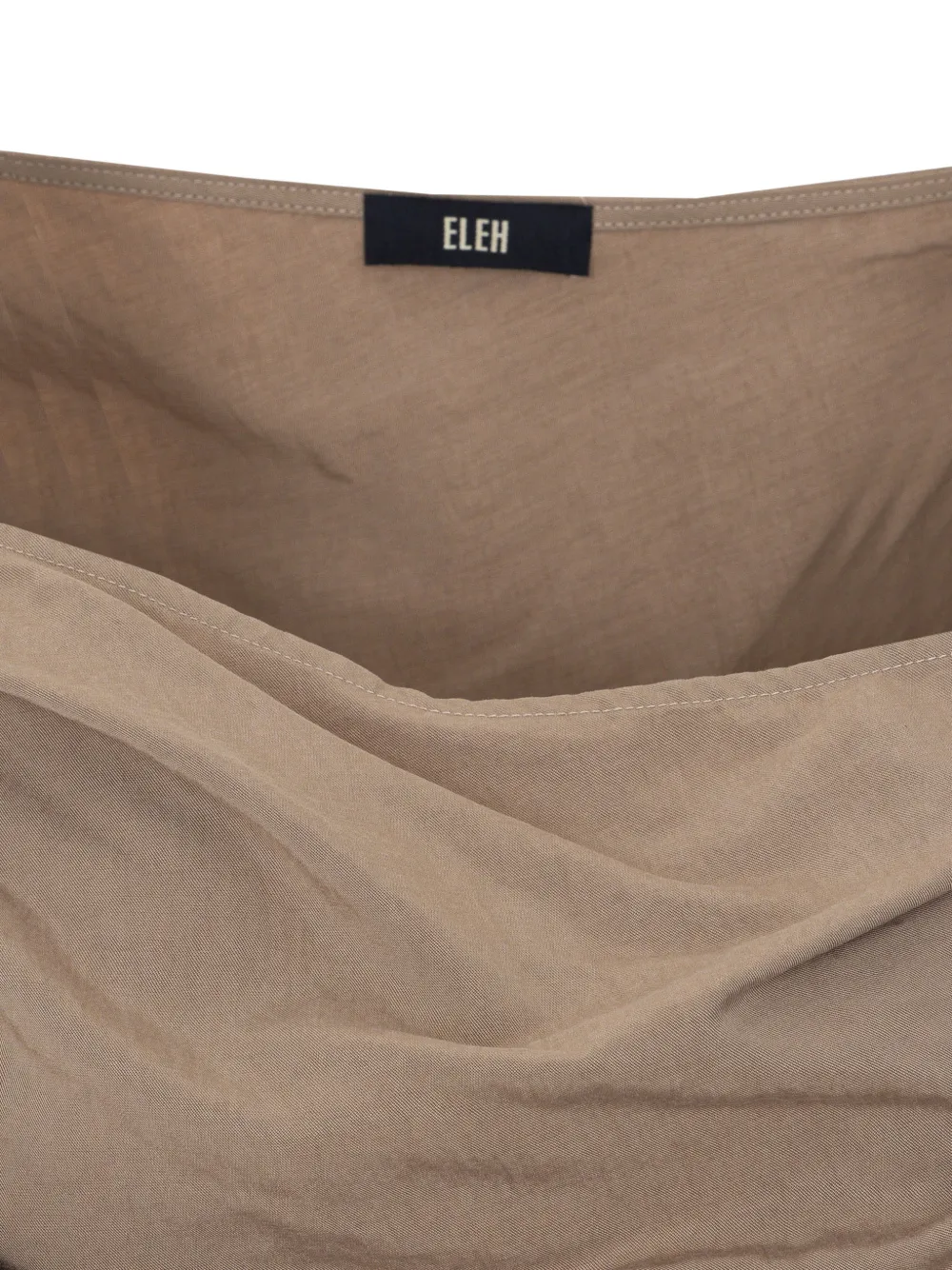  Eleh Knot Detail Draped Top - Neutrals 