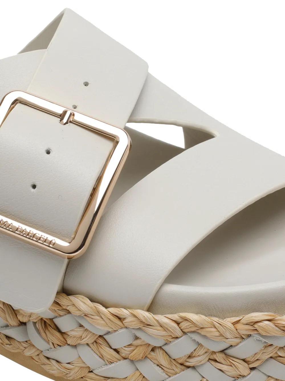 Paloma Barceló Vienna Calidis buckle-detail sandals Wit