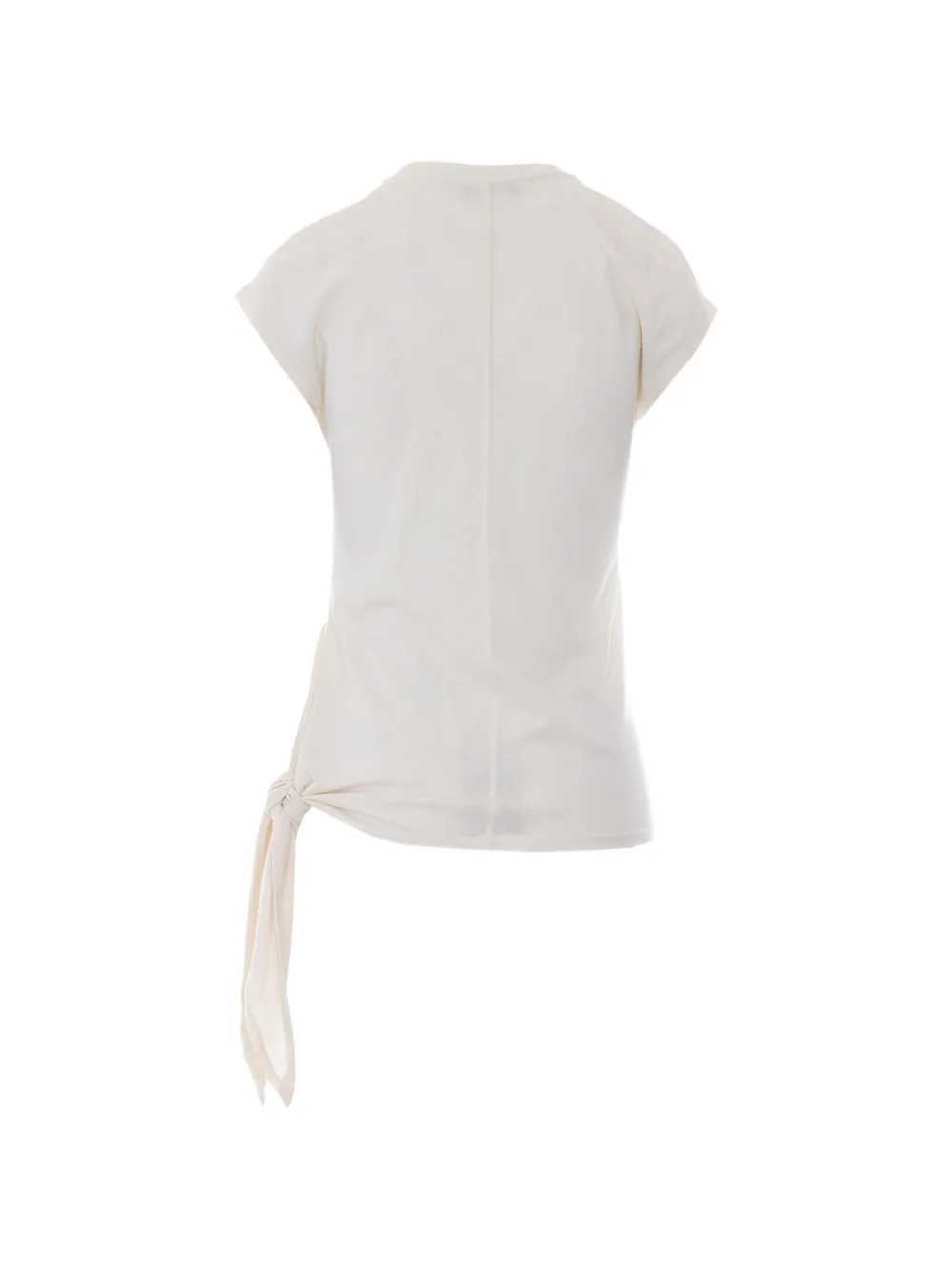  Eleh Knot-detail T-shirt - Neutrals 