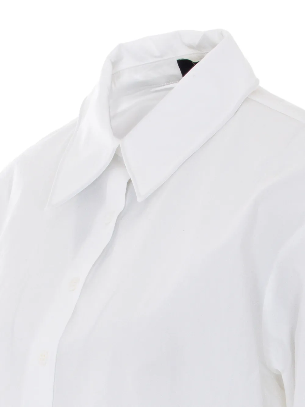  Eleh Button Crewneck Shirt - White 