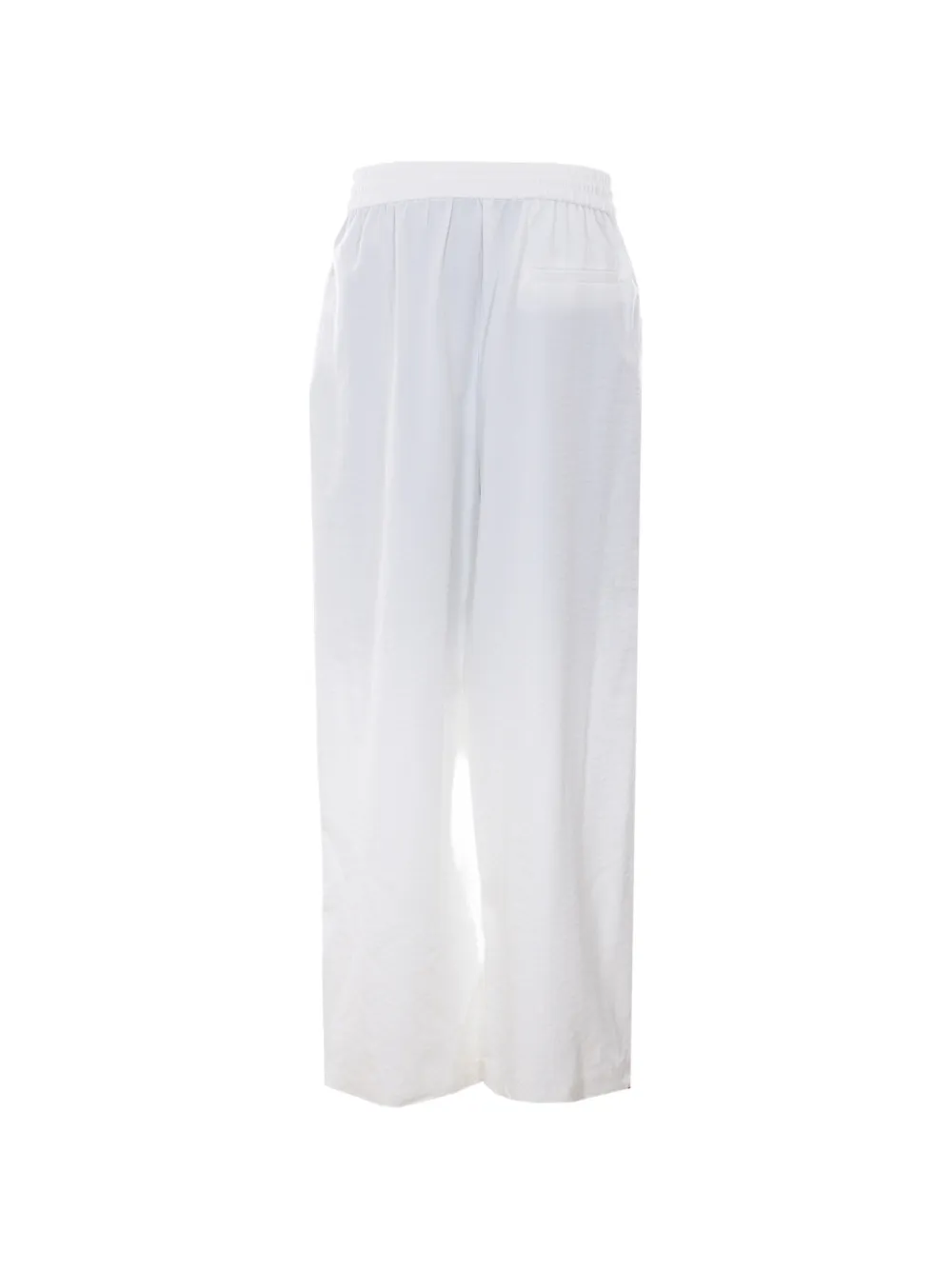  Eleh Drawstring Wide-leg Trousers - White 