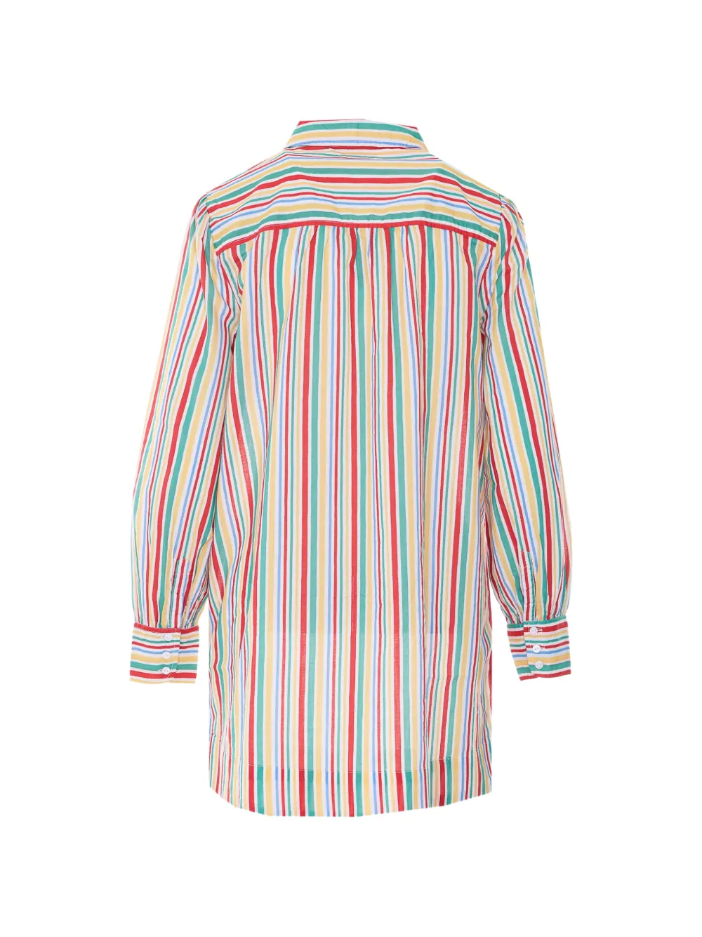 Rixo Ashlyinn Striped Long-sleeve Shirt - Neutrals 