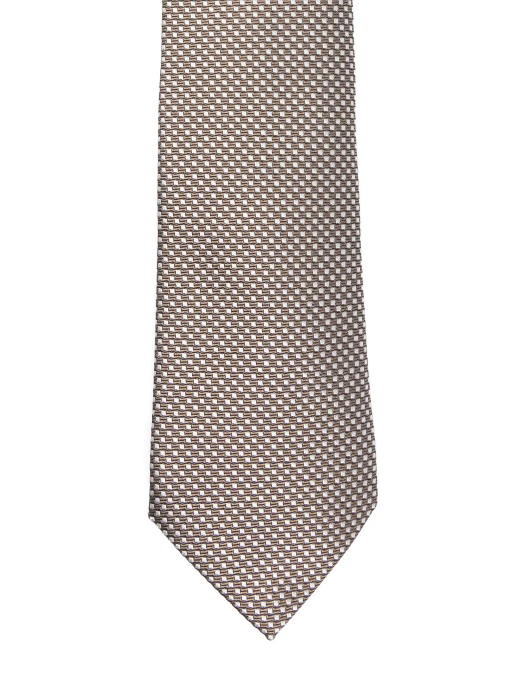  Giorgio Armani Patterned Tie - Green 