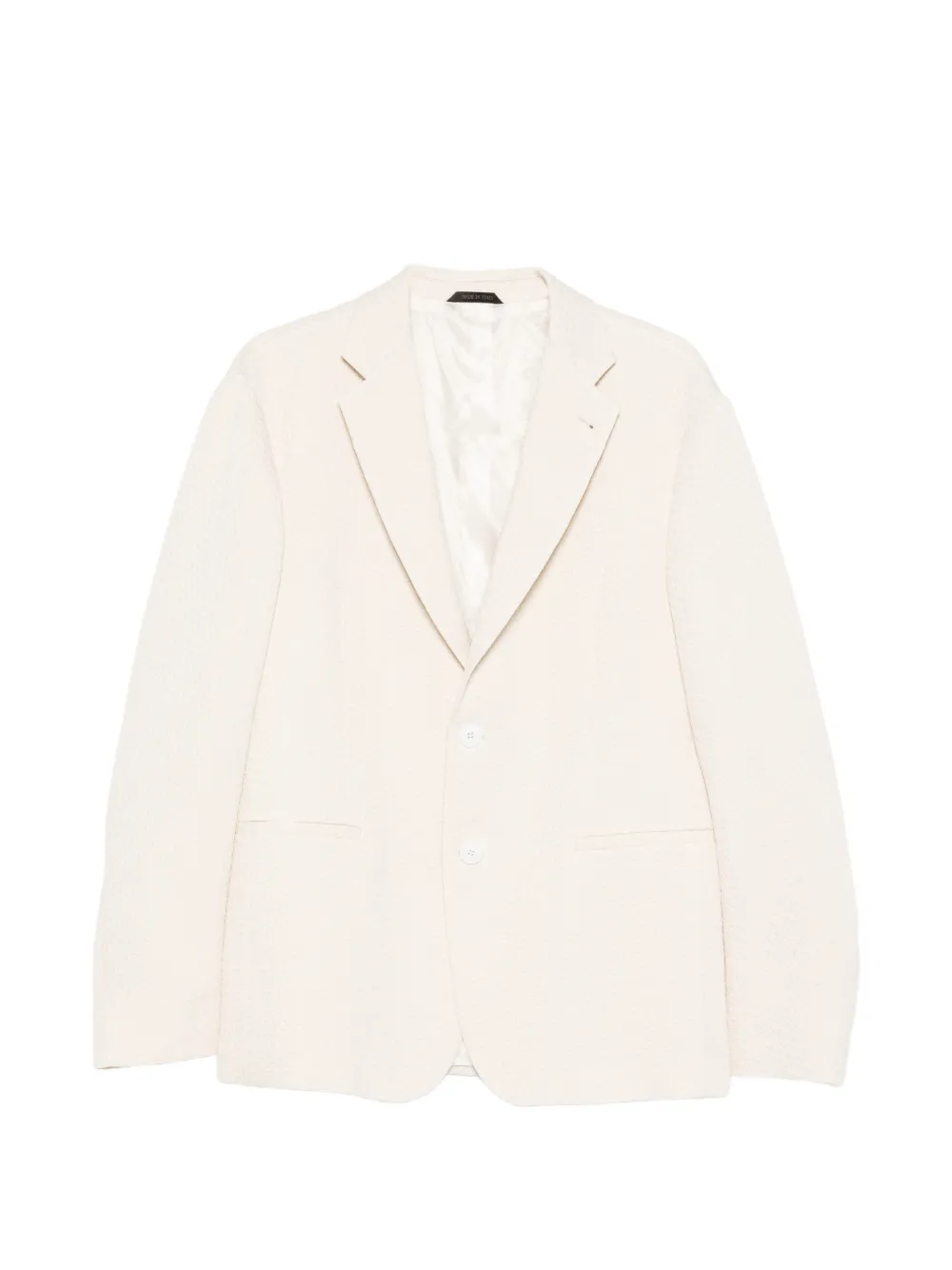 Giorgio Armani textured blazer - Toni neutri