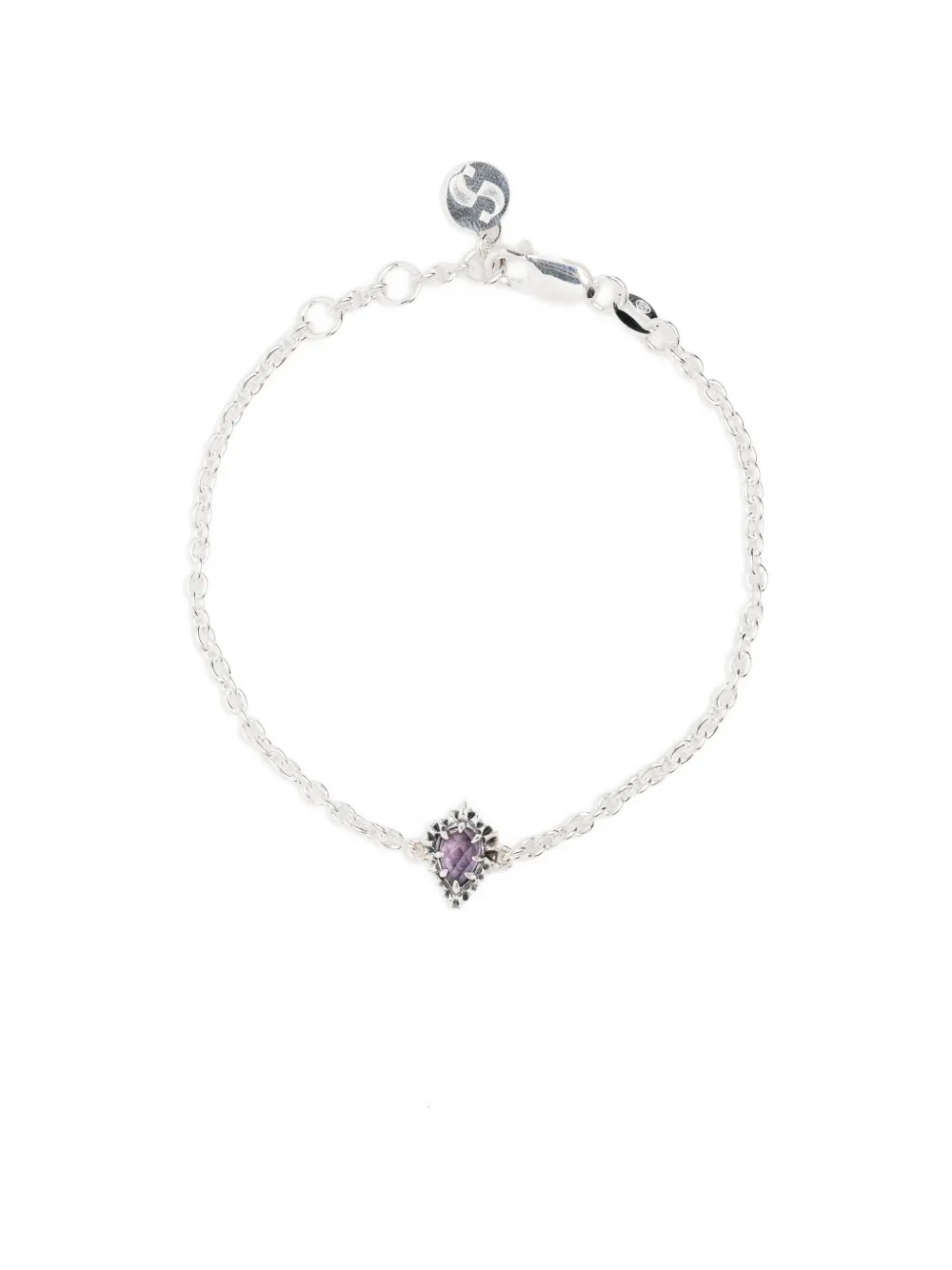 Stolen Girlfriends Club Jagged Teadrop bracelet - Argento