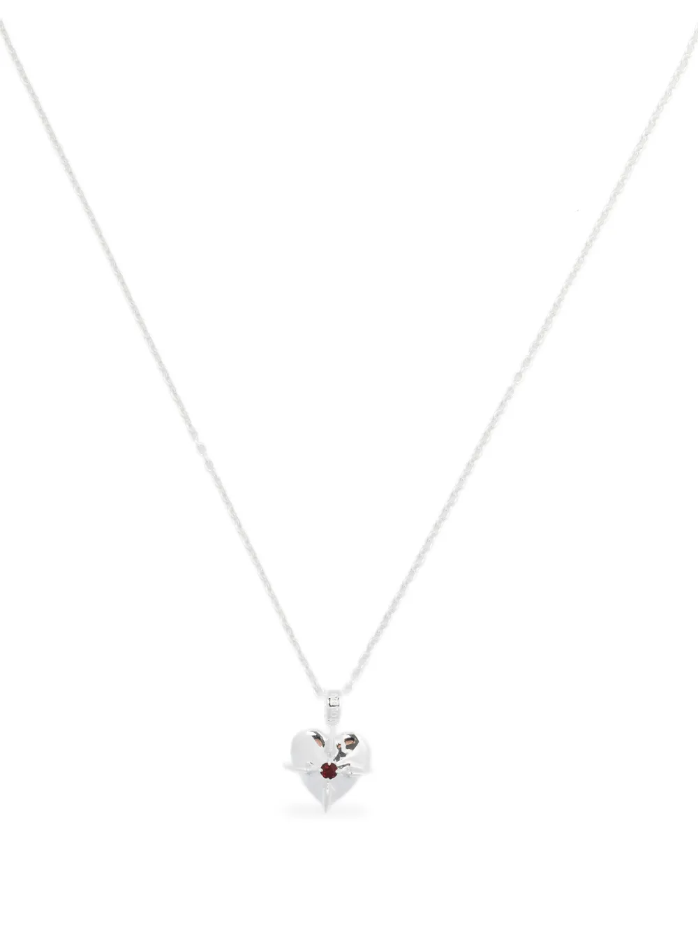  Stolen Girlfriends Club January Heart Necklace - Silver 