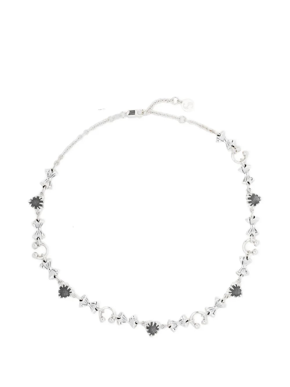Stolen Girlfriends Club Gothic Sentiment necklace - Argento