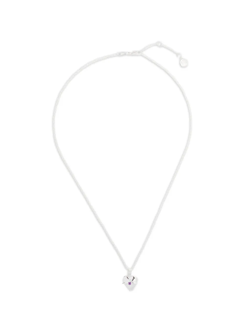 Stolen Girlfriends Club February HHeart necklace - Argento