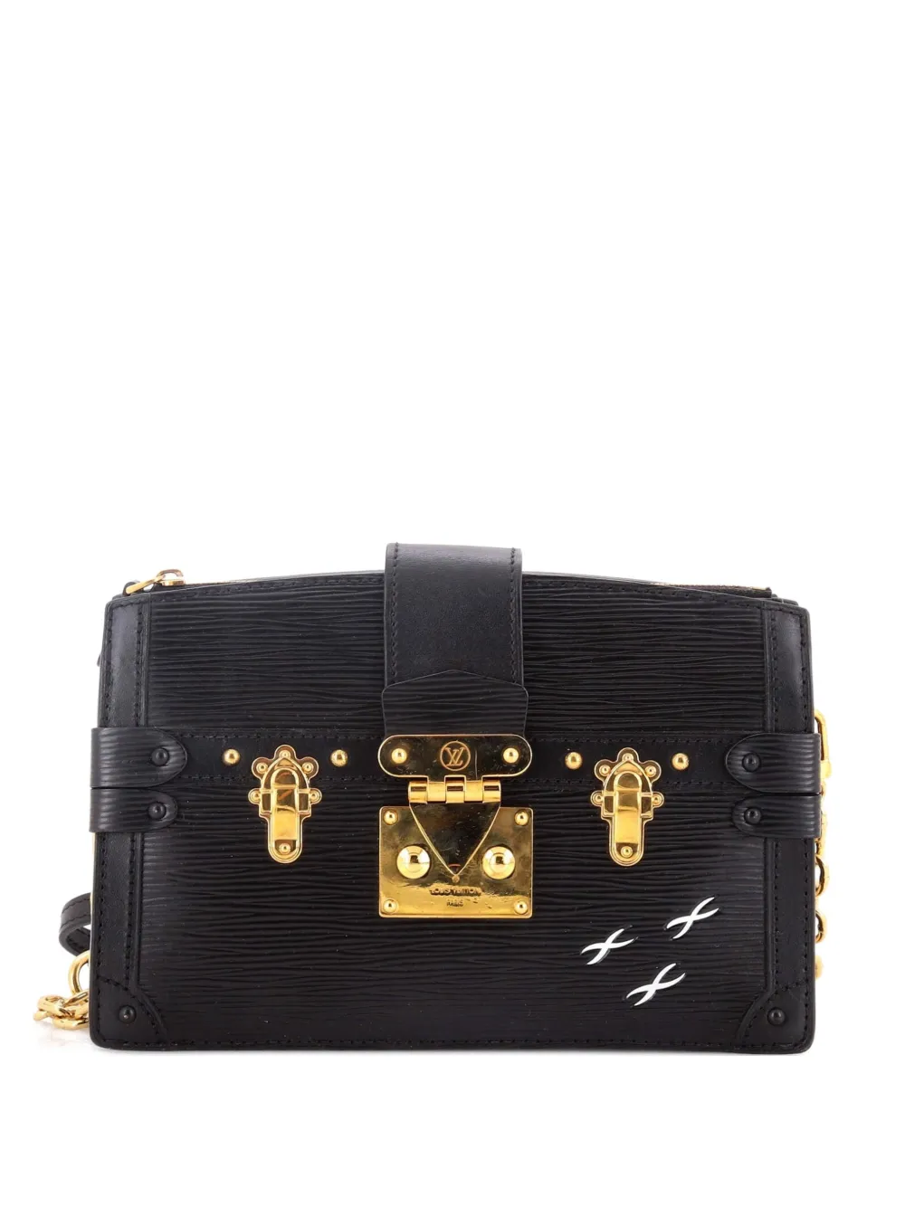 Louis Vuitton Pre-Owned Borsa a tracolla Trunk Clutch Epi - Nero