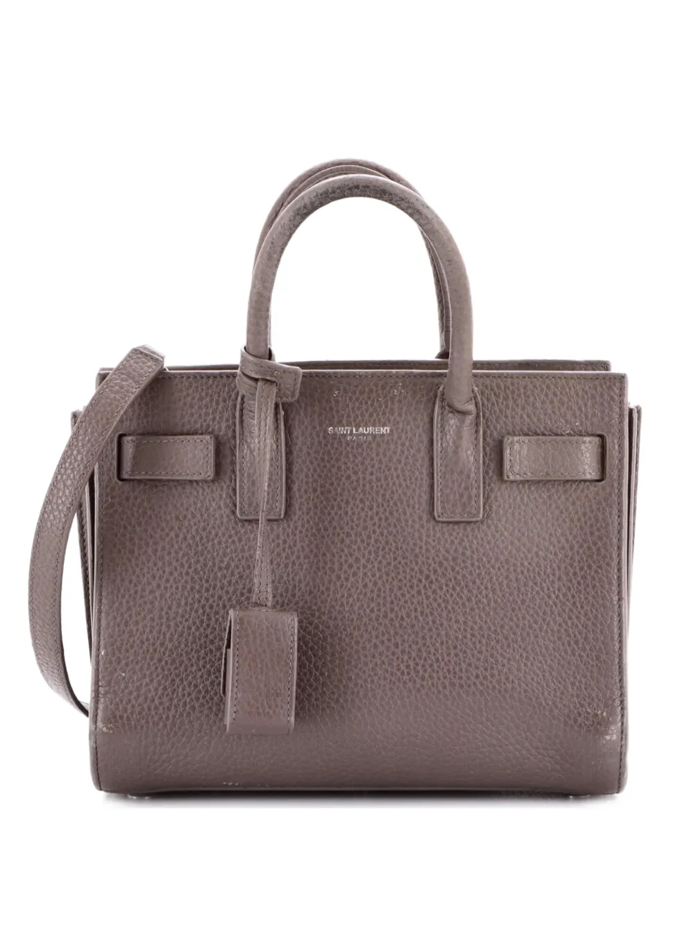 Saint Laurent Pre-Owned Sac de Jour NM Bag Leather Nano tote bag - Grigio