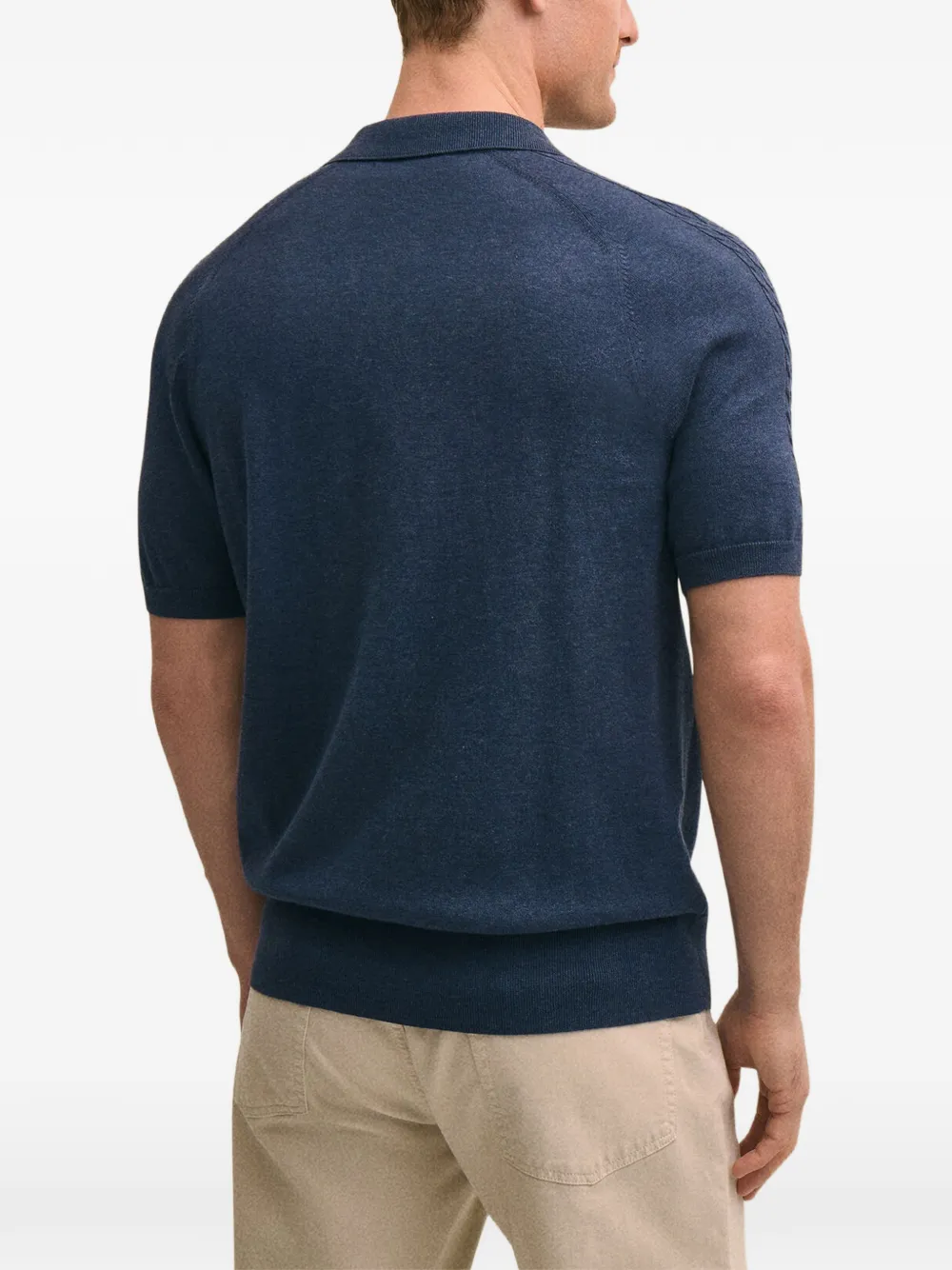 Brooks Brothers Kabelgebreid overhemd met argyle patroon Blauw