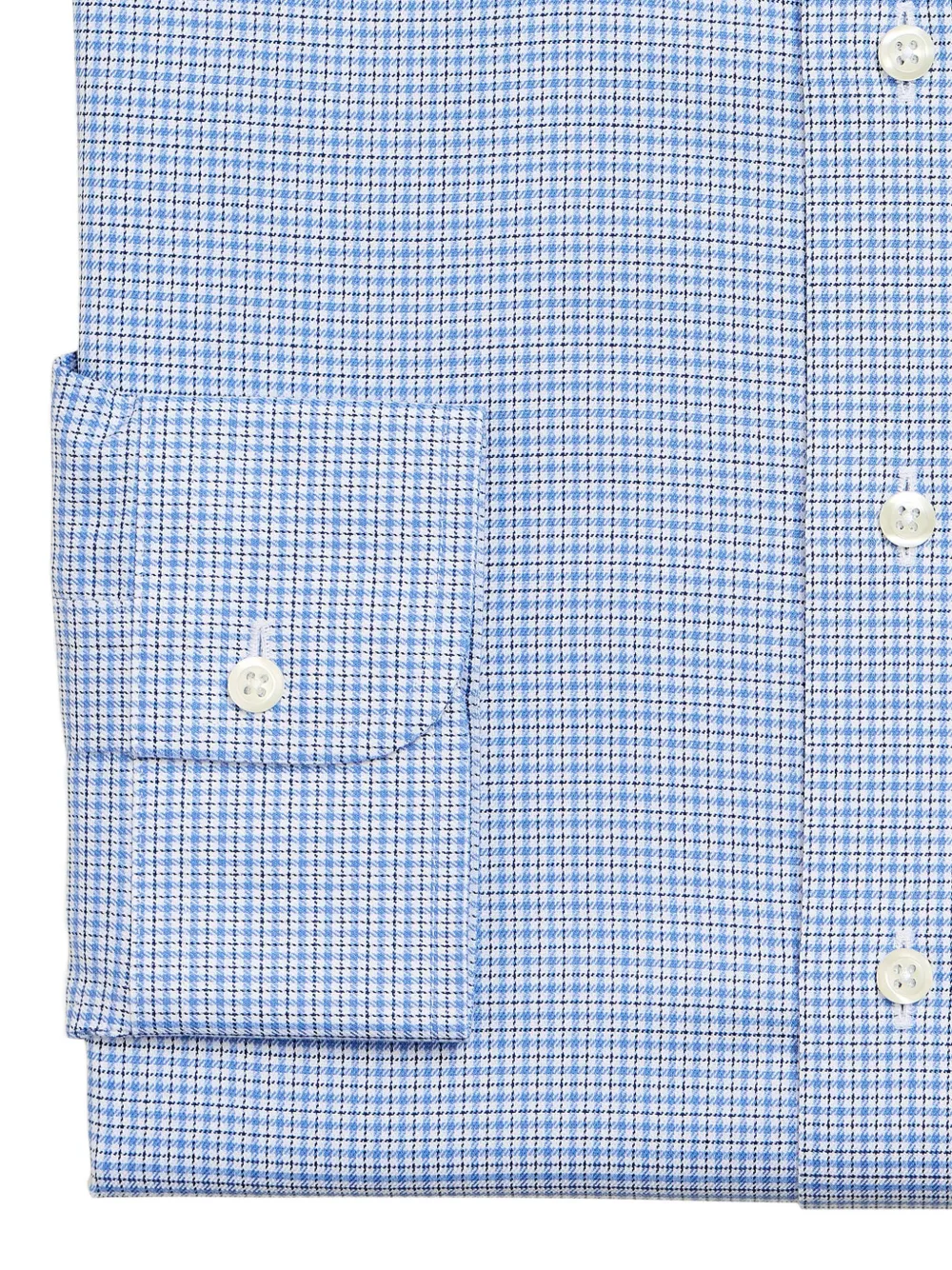 Brooks Brothers Geruit overhemd Blauw