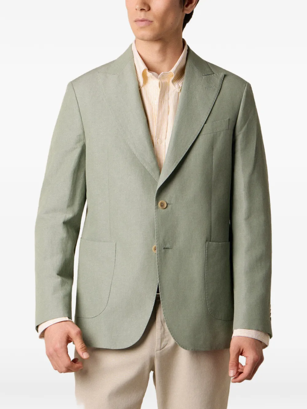 Brooks Brothers Blazer con tasche - Verde