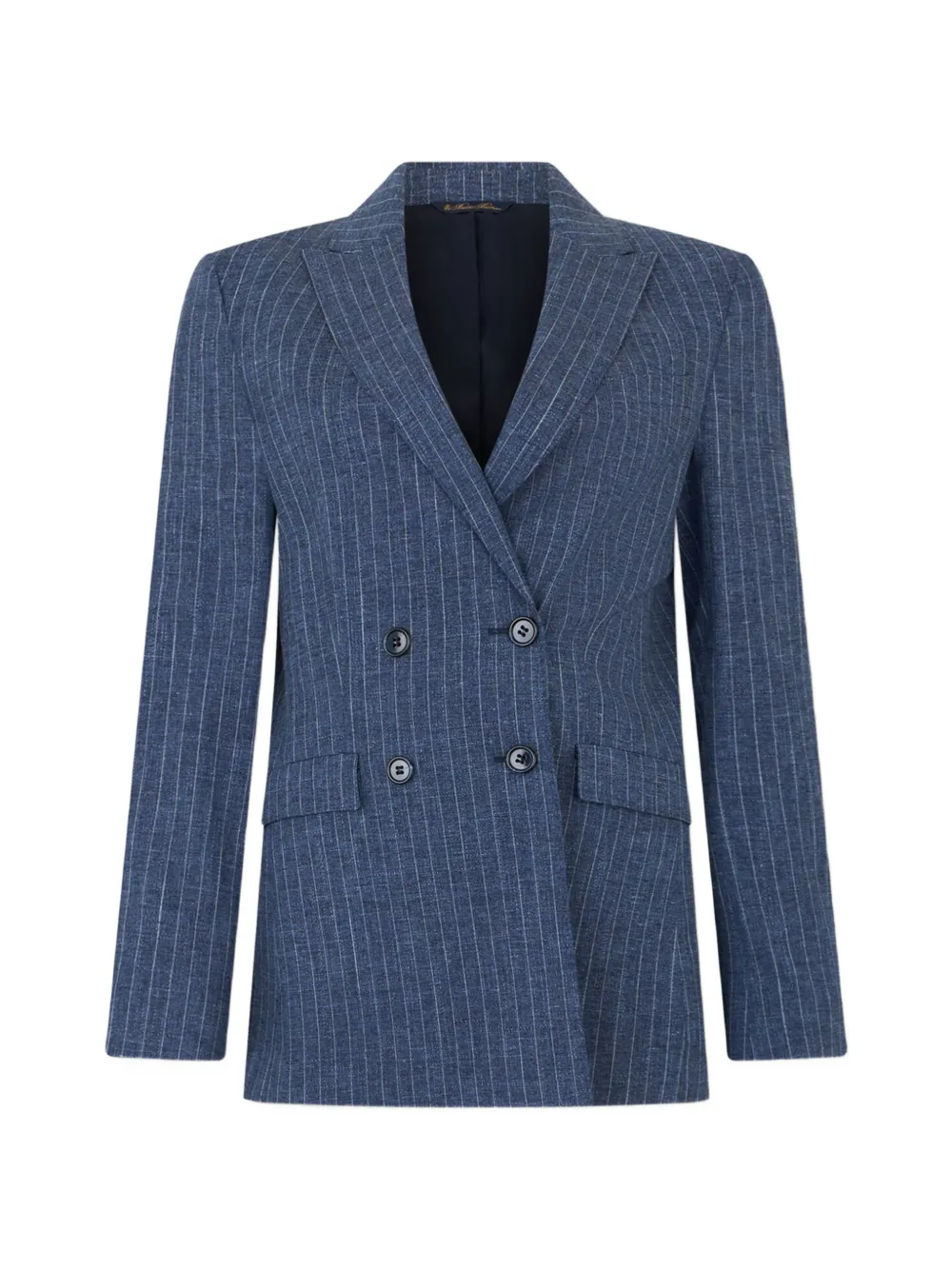 Brooks Brothers Blazer doppiopetto gessato - Blu
