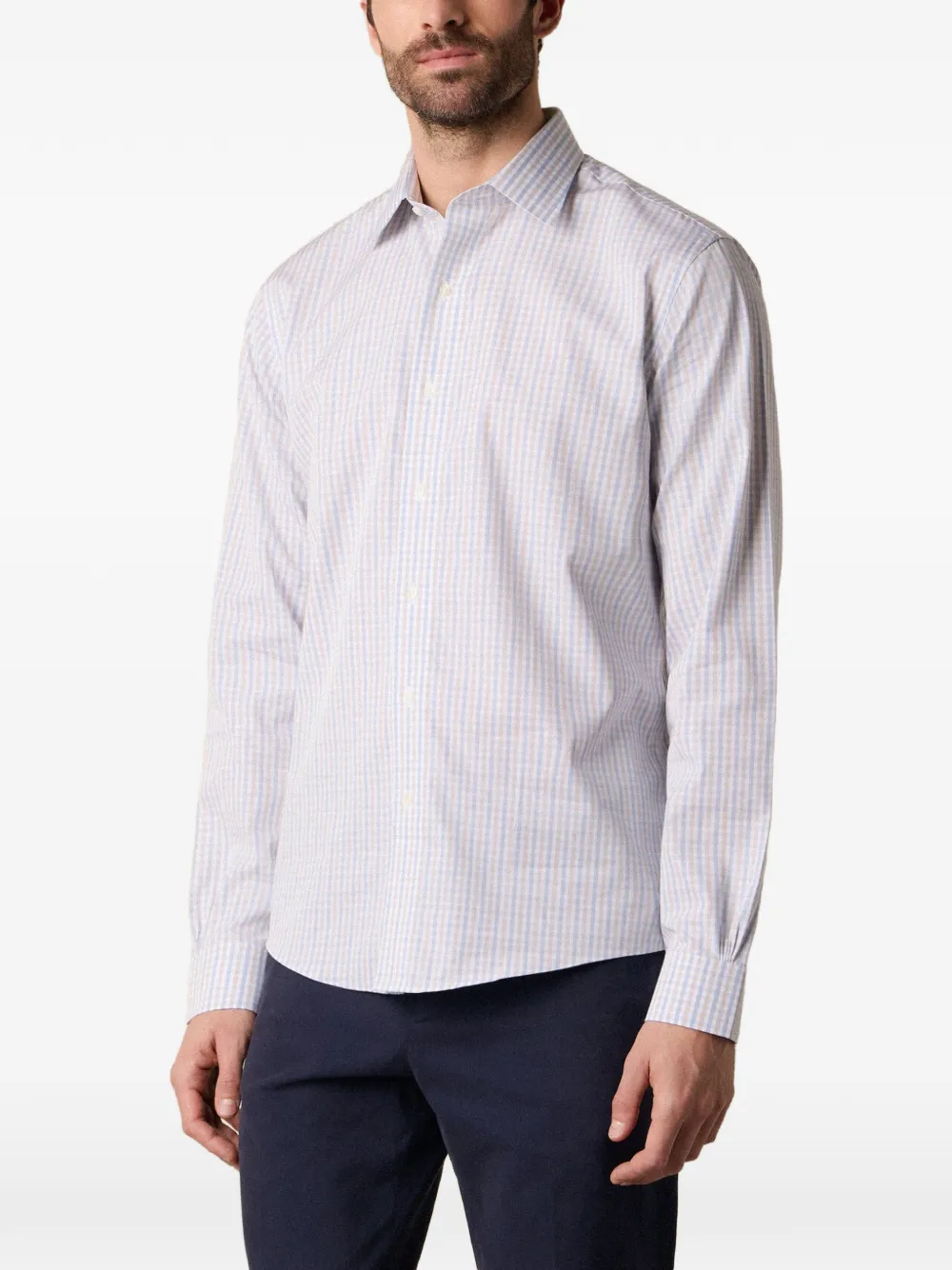 Brooks Brothers Overhemd met gingham ruit Blauw