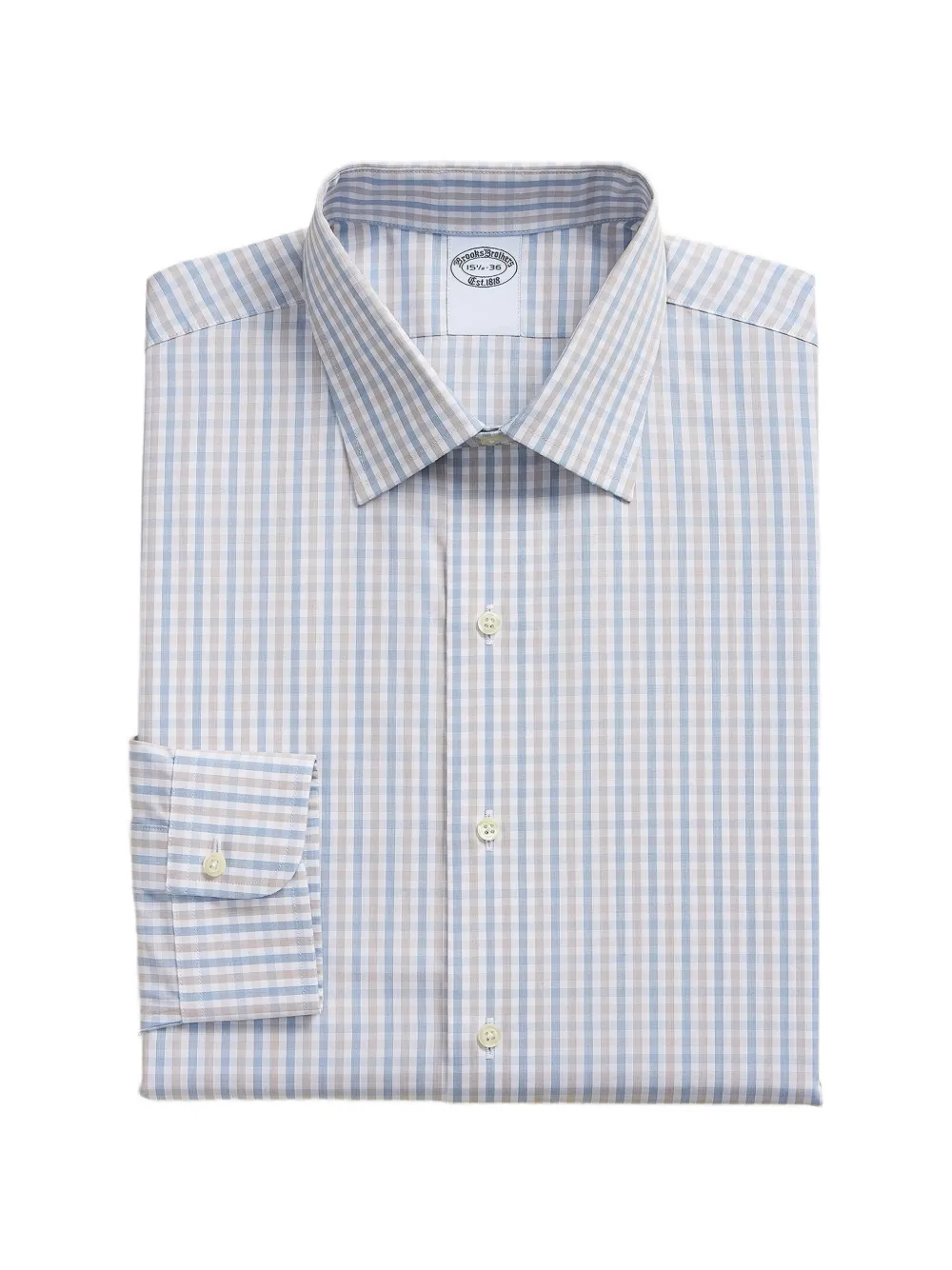 Brooks Brothers gingham shirt - Blu