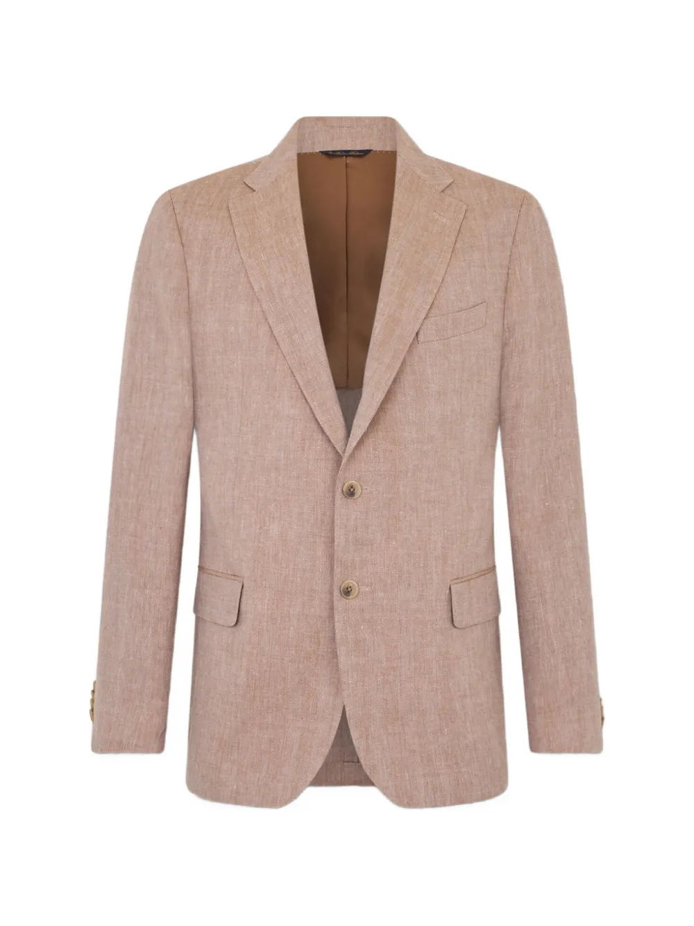 Brooks Brothers Sakko mit Fischgrätenmuster - Nude