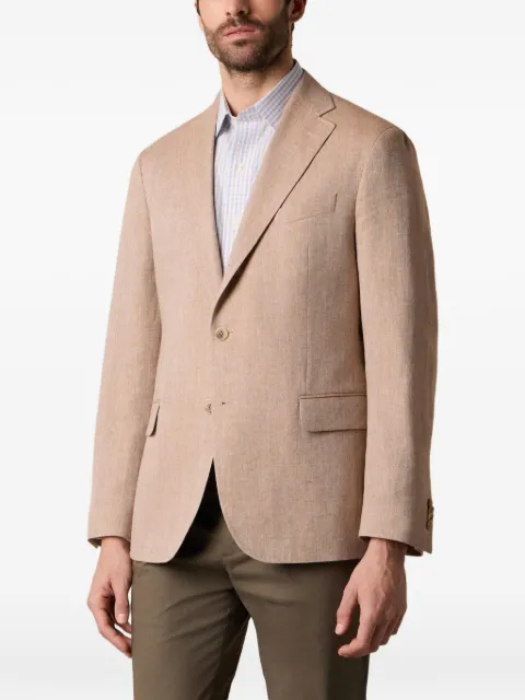 Brooks Brothers herringbone single-breasted jacket 
