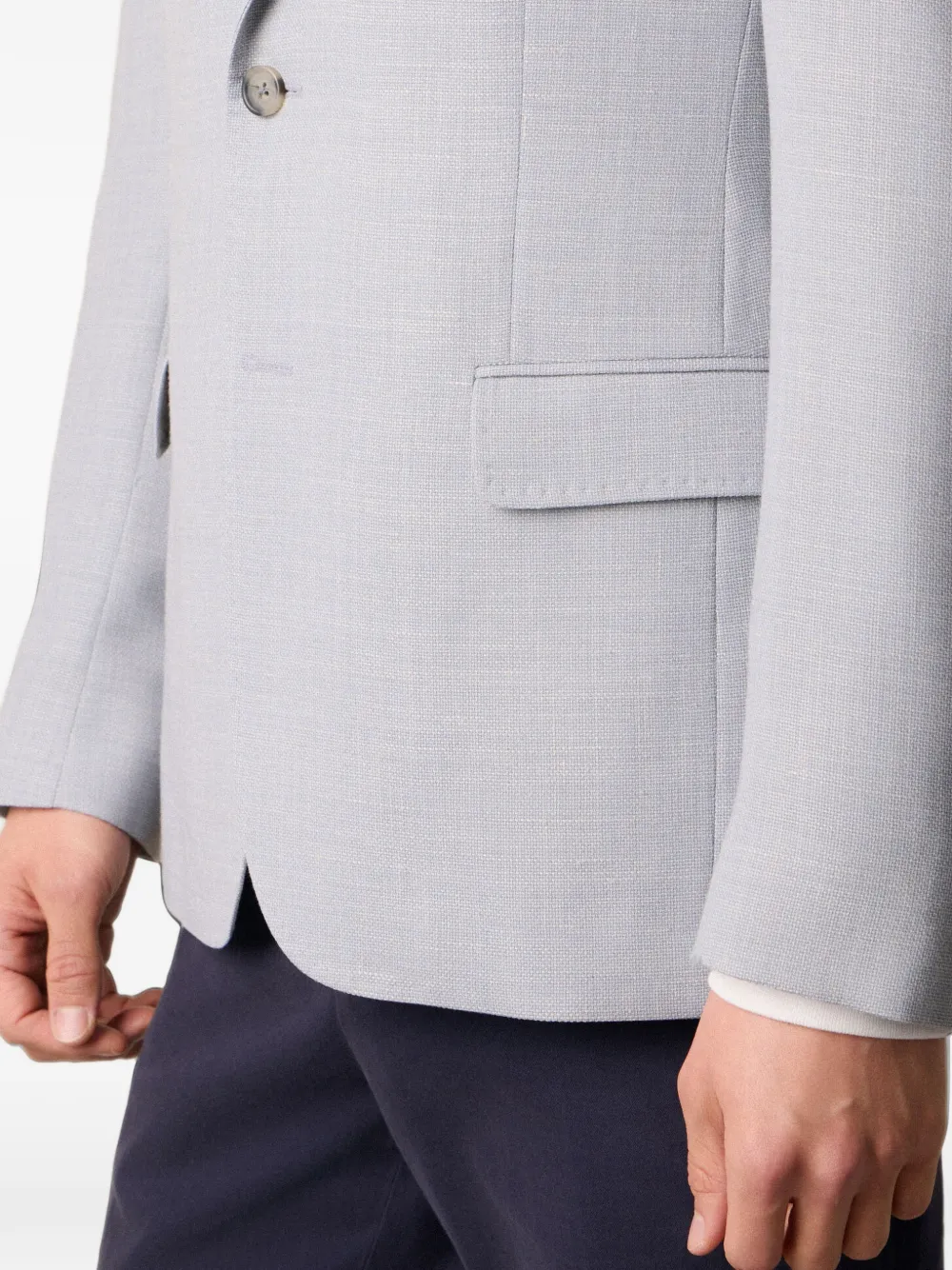 Brooks Brothers Geweven blazer Grijs