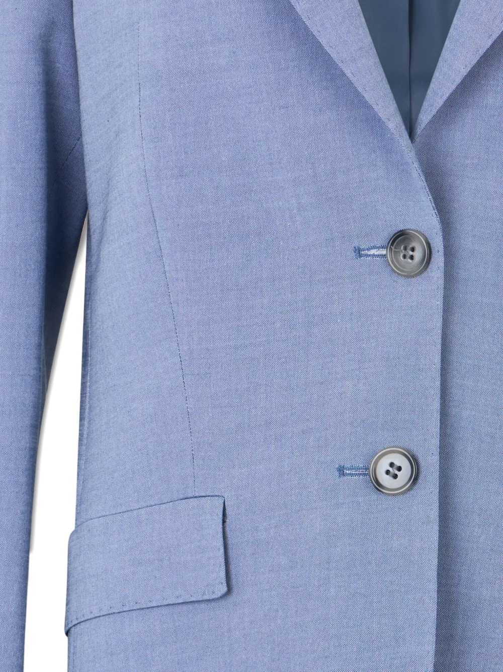  Brooks Brothers Single-breasted Flap Pocket Blazer - Blue 