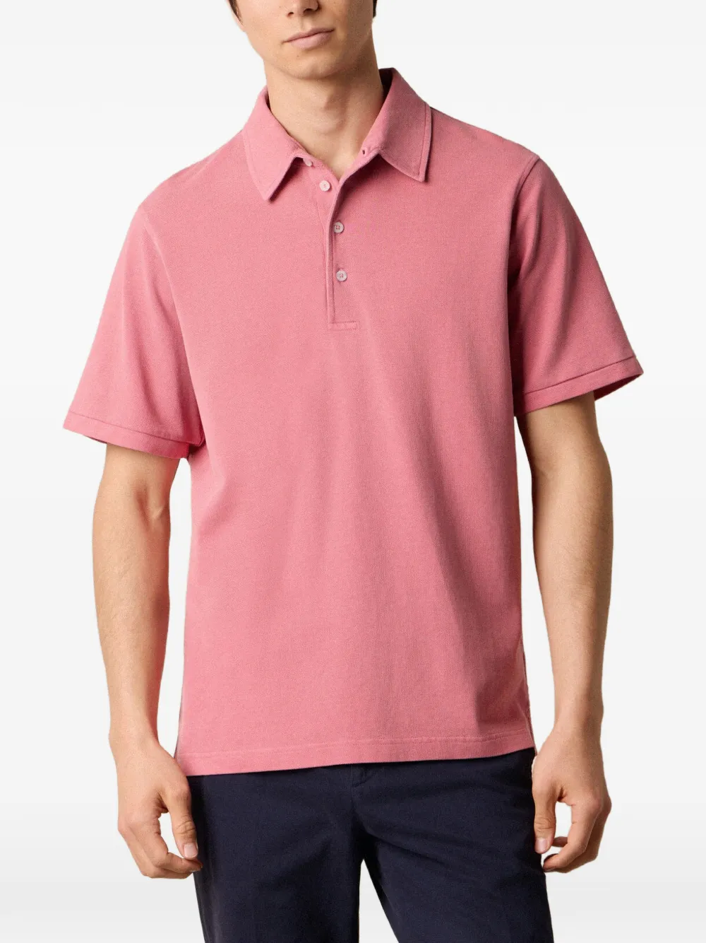 Brooks Brothers Polo a maniche corte con bottoni - Rosa