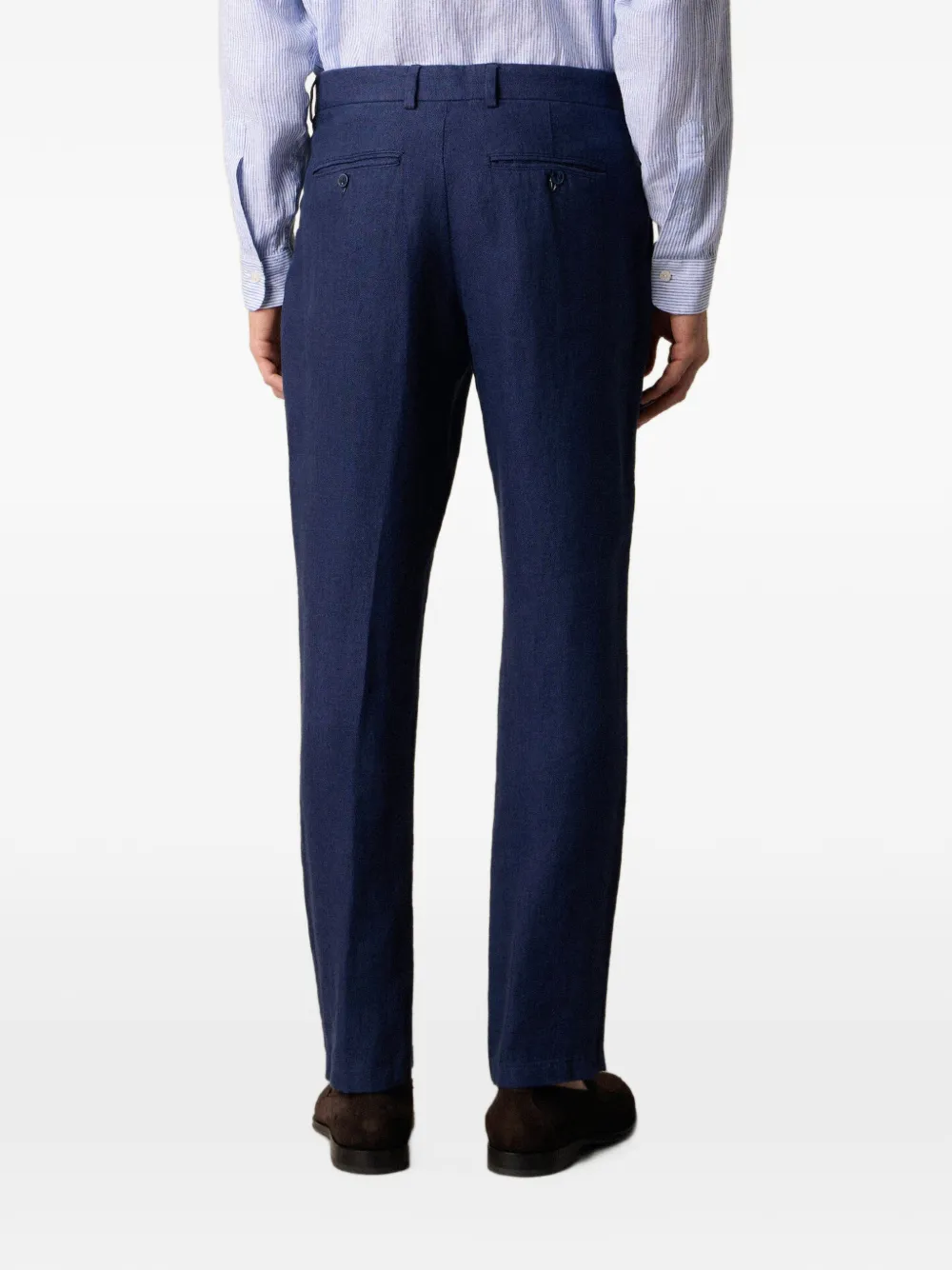 Brooks Brothers Broek met steekzak Blauw