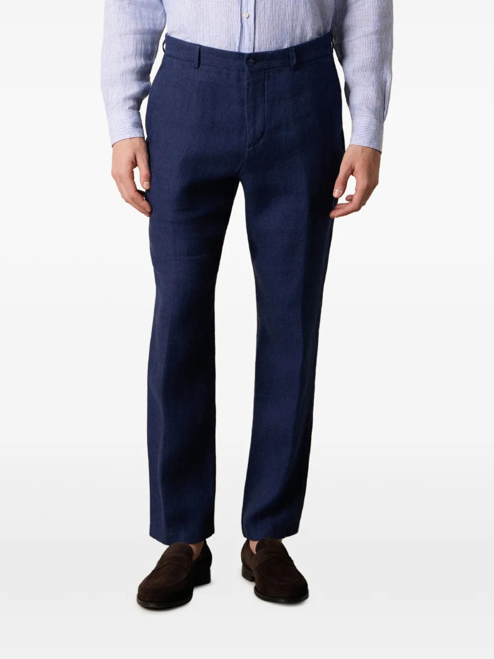 Brooks Brothers Broek met steekzak Blauw