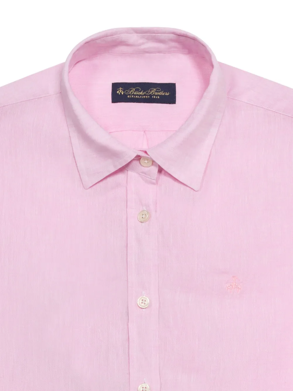 Brooks Brothers Blouse met geborduurd logo Roze