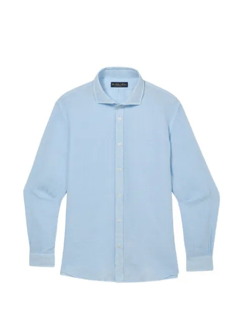 Brooks Brothers spread collar linen shirt