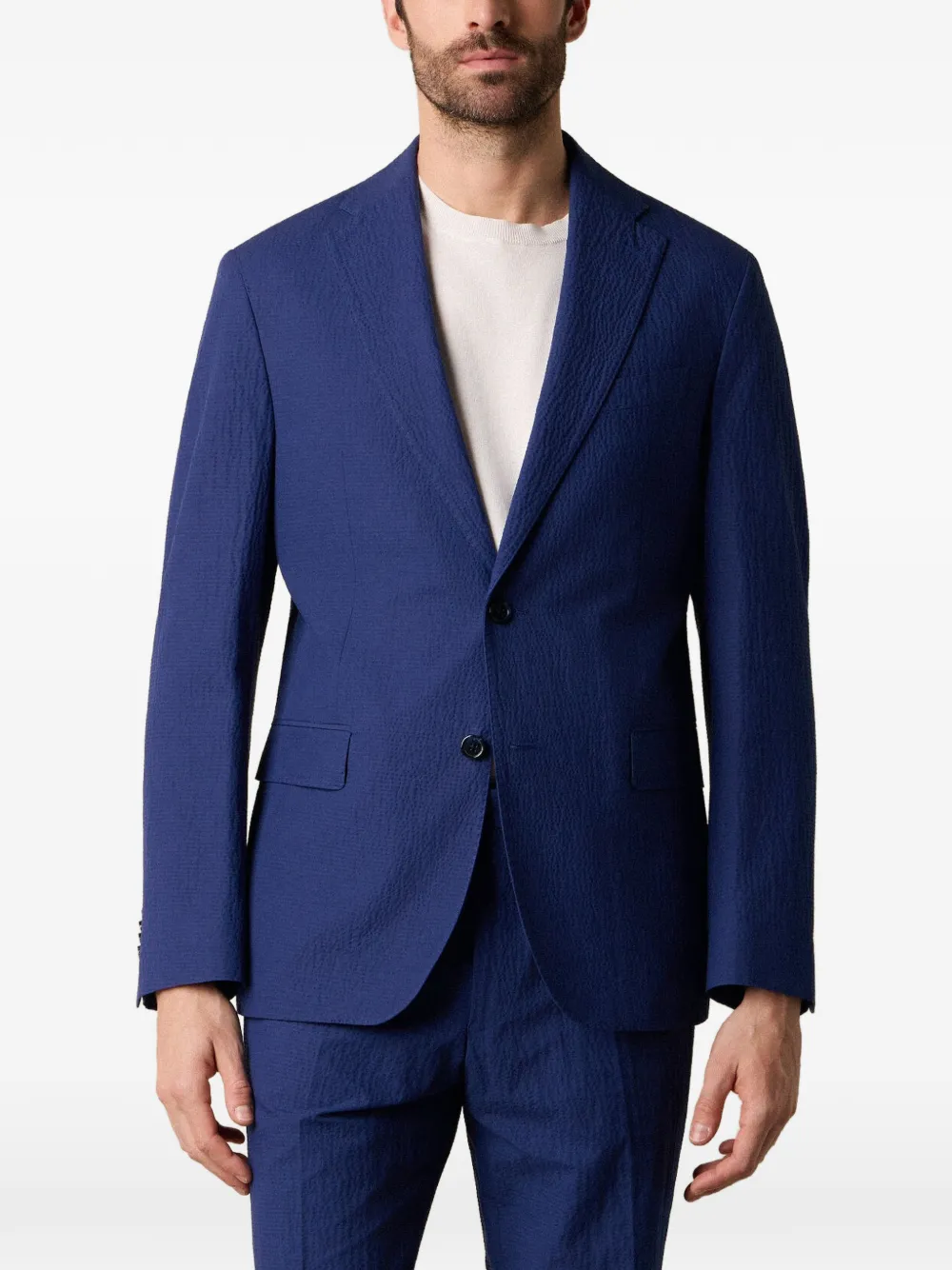 Brooks Brothers Blazer in seersucker - Blu