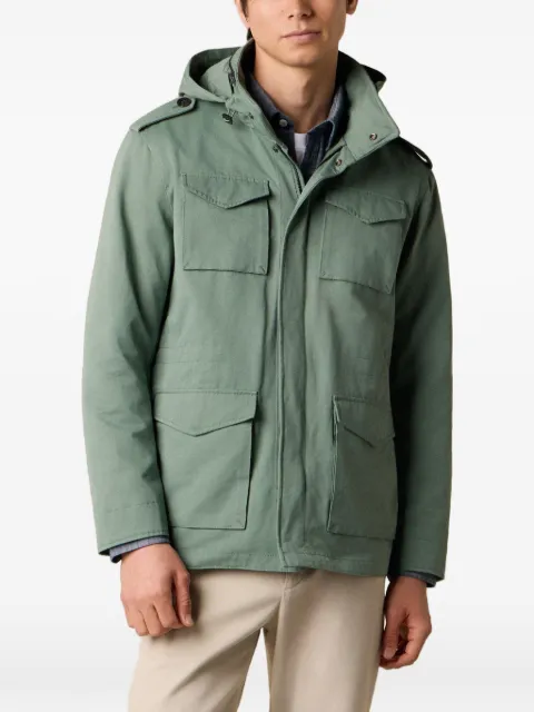 Brooks Brothers jacka med ståkrage och knäppning