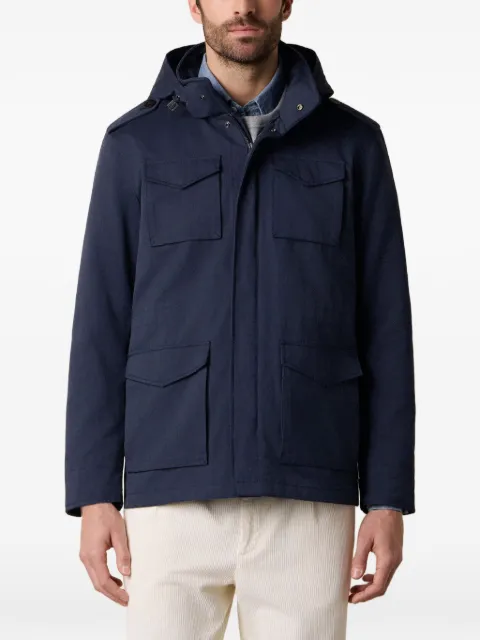 Brooks Brothers epaulettes-detail hooded jacket