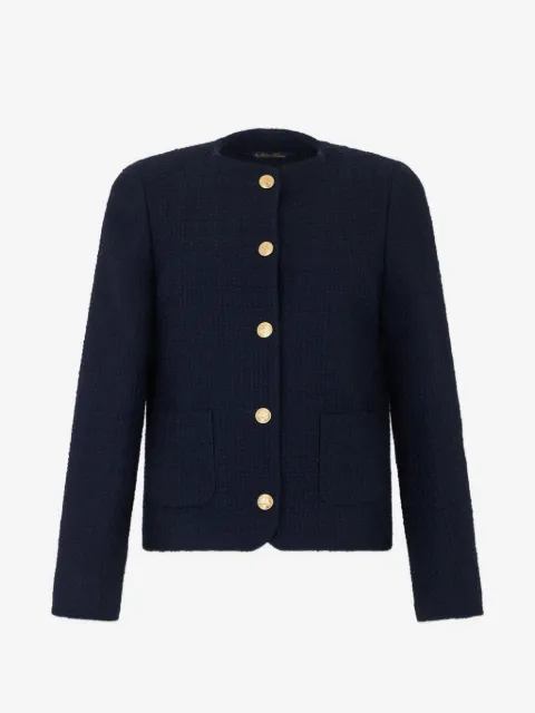 Brooks Brothers Giacca in tweed con bottoni