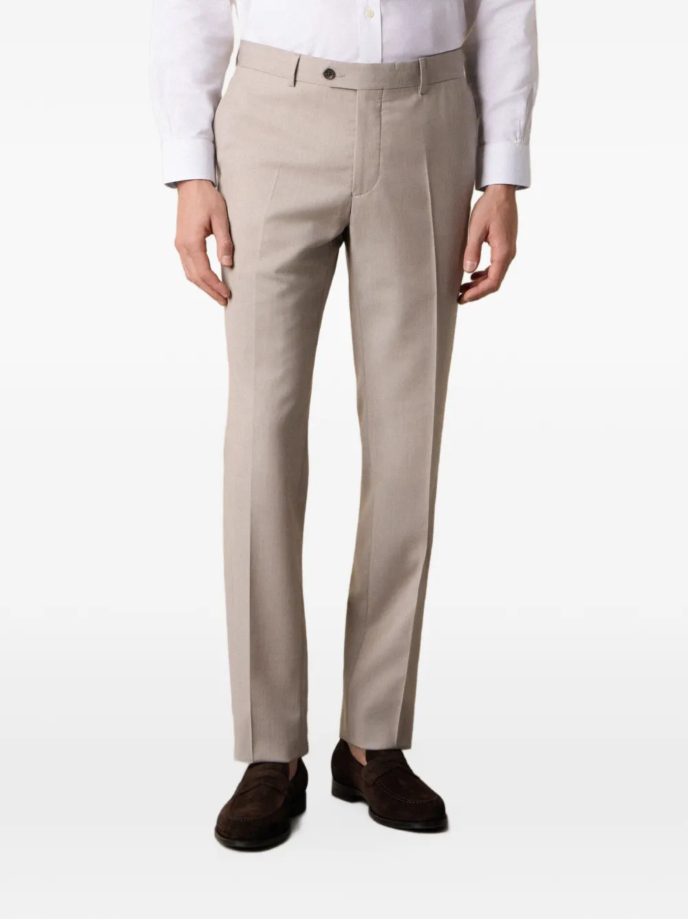 Brooks Brothers Pantaloni in lana vergine - Grigio