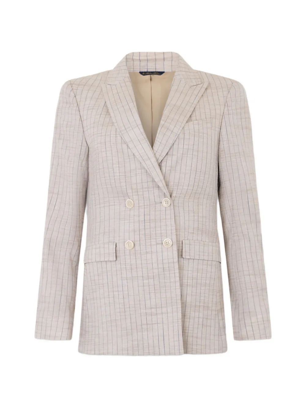 Brooks Brothers Blazer doppiopetto gessato - Toni neutri