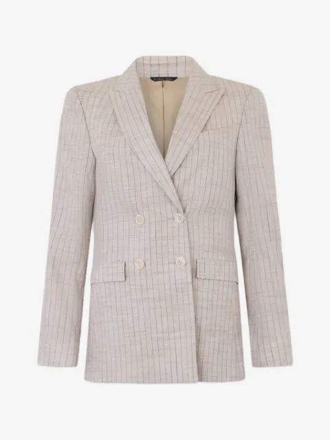 Brooks Brothers pinstripe double-breasted blazer
