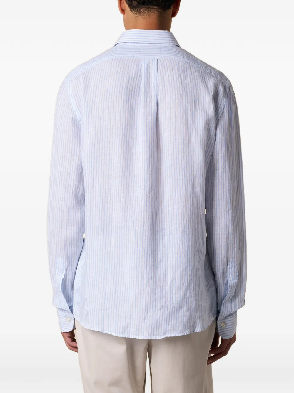 Brooks Brothers Gestreept overhemd Blauw