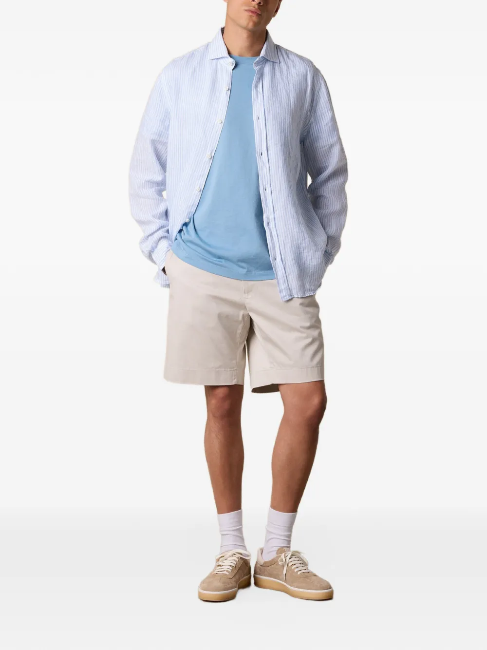 Brooks Brothers Gestreept overhemd Blauw