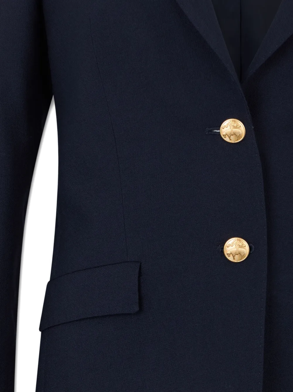  Brooks Brothers Gold-button Single-breasted Blazer - Blue 