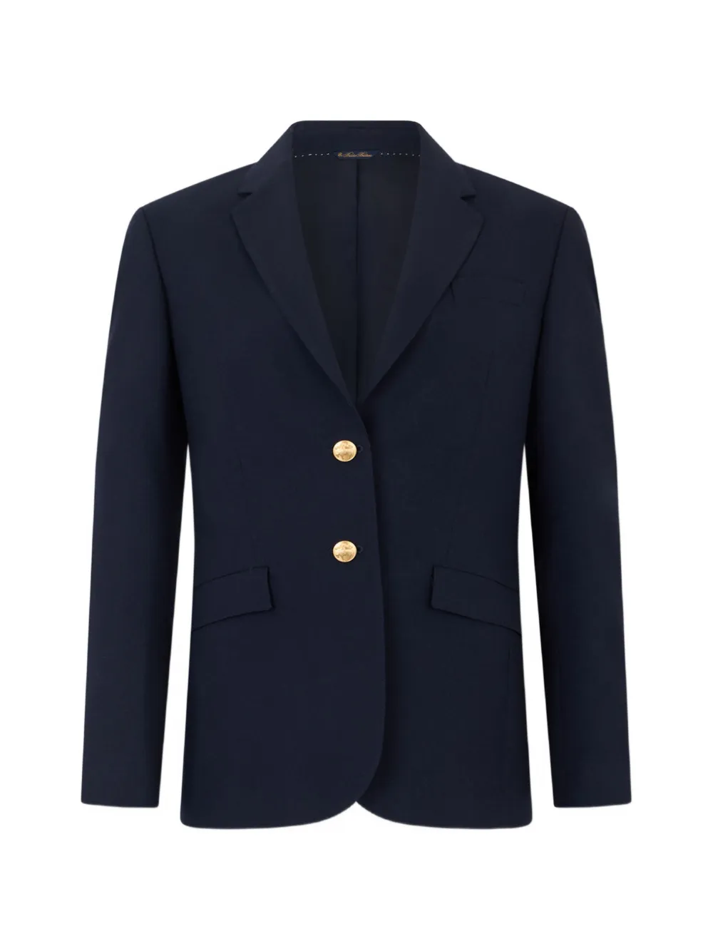 Brooks Brothers gold-button single-breasted blazer - Blu