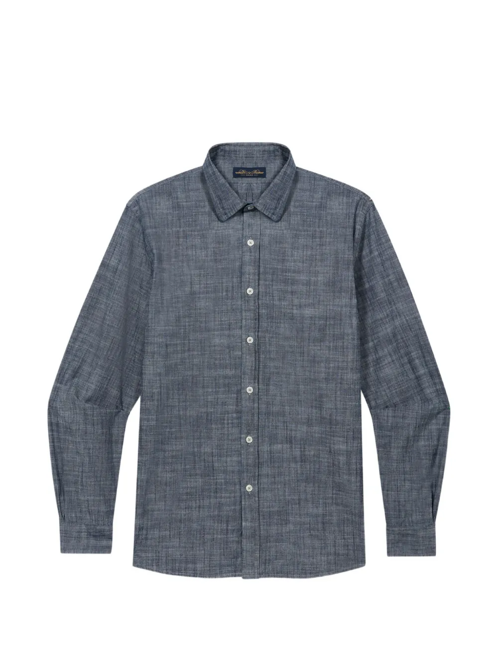 Brooks Brothers slub slim shirt - Grigio