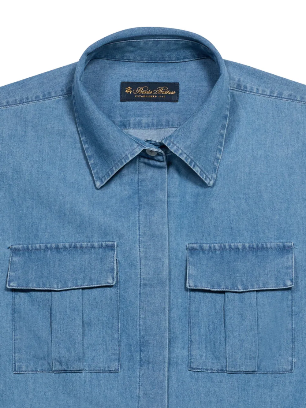  Brooks Brothers Boxy Pocket Shirt - Blue 