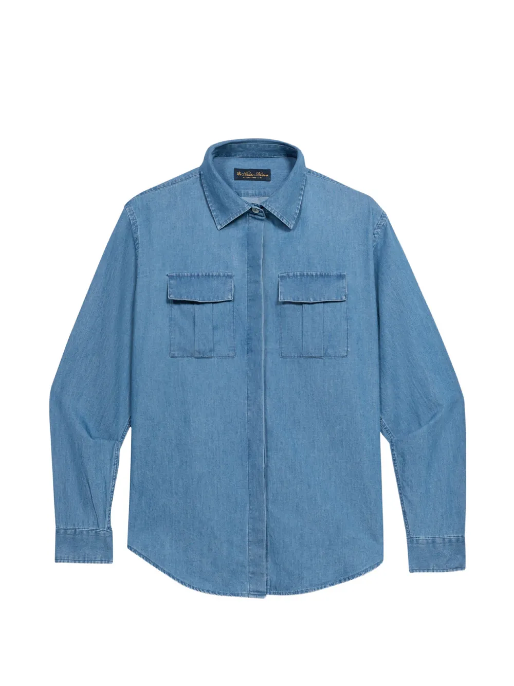 Brooks Brothers boxy pocket shirt - Blu