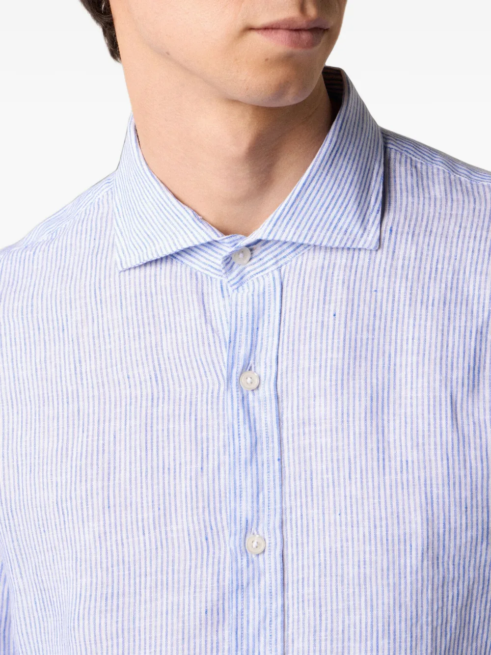 Brooks Brothers Gestreept overhemd Blauw