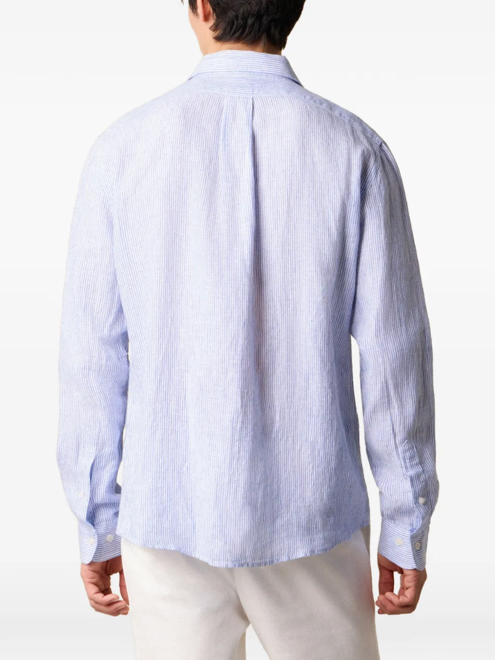 Brooks Brothers Gestreept overhemd Blauw