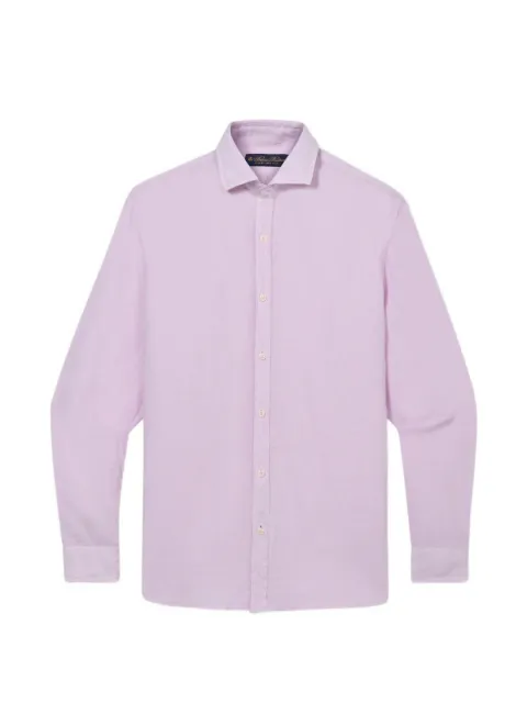 Brooks Brothers spread collar linen shirt