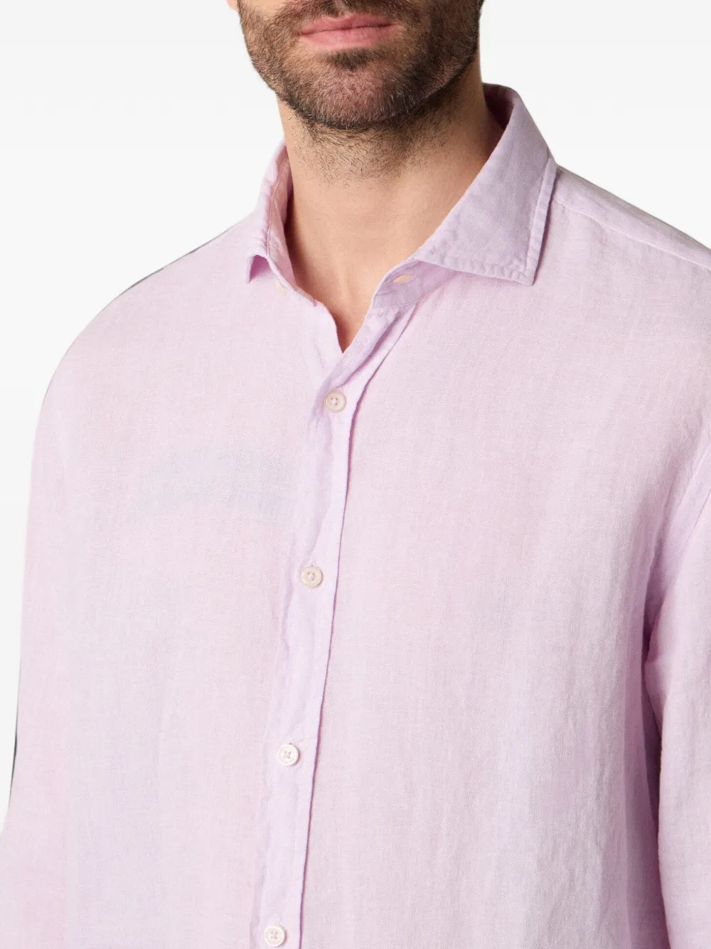 Brooks Brothers Linnen overhemd Paars